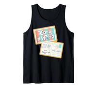 Peppa Pig Trip Postcard Around The World Wish You were Here! Camiseta sin Mangas