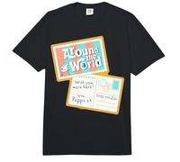 Peppa Pig Trip Postcard Around The World Wish You were Here! Comfort Colors Adult Heavyweight T-Shirt