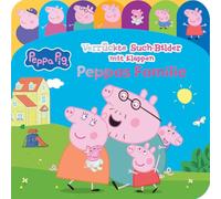Peppa Pig - Verrückte Such-Bilder mit Klappen - Peppas Familie - Pappbilderbuch mit 20 Klappen - Wimmelbuch für Kinder ab 18 Monaten - Peppa Wutz