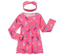 Peppa Pig Vestido Niña - Ropa Niña 12 Meses - 6 Años - Arcoiris (4-5 años, Coral)