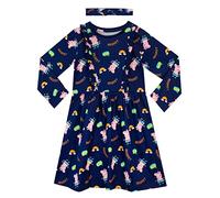 Peppa Pig Vestido y Diadema para Niñas Azul 2-3 años