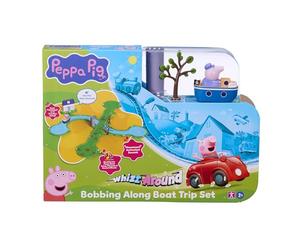 Peppa Pig Whizz Around Bobbing Along Boat Trip, vehículos motorizados, Juguetes de Pista, Juguetes preescolares