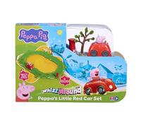 Peppa Pig Whizz Around Peppa's Little Red Car Set, vehículos motorizados, Juguetes de Pista, Juguetes preescolares