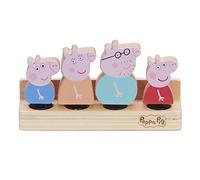 Peppa Pig Wooden Family Figures, Sustainable FSC Certified Wooden Toy, Preschool Toy, Imaginative Play, Gift For 2-5 Year Old