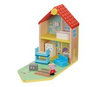 PEPPA PIG WOODEN FAMILY HOME, Sustainable FSC Certified Wooden (Importación USA)