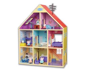 Peppa Pig Wooden House, Made from FSC Certified Wood, Lights and Sound, My First Playhouse Including Lights and Sounds.