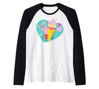 Peppa Pig Yum Ice Cream Camiseta Manga Raglan