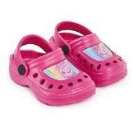 Peppa Pig Zuecos Niña para Playa, Piscina y Jardin - Cangrejeras Rosa de Verano para Vacaciones - Regalos Originales (Rosa, Numeric_28_Point_5)