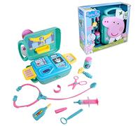 Peppa Pig's Medic Play Centre Kit | Incluye más de 10 Accesorios con Funda de Transporte | Kit médico de simulación para niños | Juguetes educativos de simulación | A Partir de 3 años