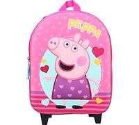 Peppa Strong Together (3D) - Bolsa de Ruedas 3D con una Bonita Imagen de Tres Dimensiones, Ideal para un Week