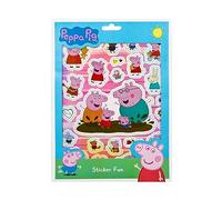 Peppa Undercover PIGP0061 - Pegatinas divertidas, 8 hojas con 390 pegatinas, Pig, Wuz