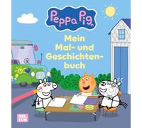 Peppa Wutz Ausmalbilder: Peppa Pig: Mein Mal- und Geschichtenbuch: Lädt zum Mitgestalten ein