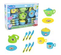 Peppa's Tea Set, Peppa Pig Roleplay, Includes Teapot, Kettle, Sugar Bowl, Cup & Saucers and Cutlery For Ages 3+