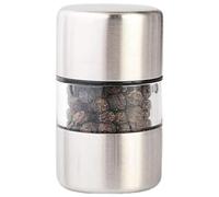 Pepper Grinder Manual, Stainless Steel Mill, Tiny Pepper Shaker, Portable Salt Grinder Seasoning Shaker Mill Home Salt Grinder Restaurant Pepper Mill Manual Salt Mill Stainless Pepper Grinder