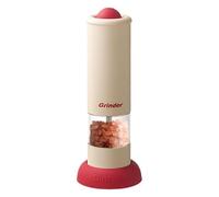 Pepper Grinder, Pepper Mills, Barbacoa Seasonings Adjustable, Coarseness One-Hand, Seasoning Mill For Battery-Powered, Led Light, Stainless Steel, Salt Shaker, 22 ml