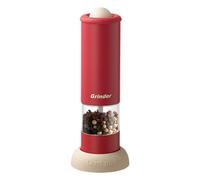 Pepper Grinder, Pepper Mills, Barbacoa Seasonings Adjustable, Coarseness One-Hand, Seasoning Mill For Battery-Powered, Led Light, Stainless Steel, Salt Shaker, 22 ml