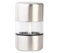 Pepper Grinder - Stainless Steel Ceramic Acrylic 3x3x5.2cm | Salt Grinder | Manual Stainless Steel Salt Mill | Tiny Pepper Mill Shake For Grinding Peppers, Salts, And Spices For Cooking And Dining