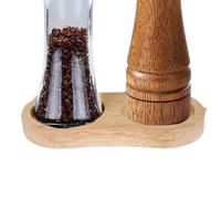 Pepper Salt Mill Tray - Double Grid Grinder Rest, Compact Kitchen Tool with Secure Grip, Lightweight Counter Accessory with Comfortable Fit, Culinary Device Functional Design, Tray for Pepper