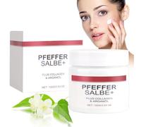 Pepper Ungüento Plus, 100 g Pleffer Ungüento, ungüento de pimienta para broncear, ungüento activo de pimienta, pomada rica con Plus colágeno y aceite de argán, crema de ungüento de pimienta para