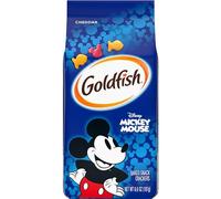 Pepperidge Farm Goldfish Galletas Cheddar, edición especial Disney Mickey Mouse, bolsa de 6 onzas