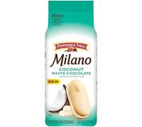 Pepperidge Farm Milano - Galletas de chocolate con sabor a coco blanco, bolsa de 200 ml