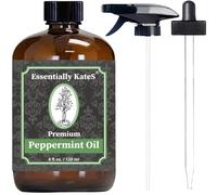 Peppermint Essential Oil 4 oz. with Detailed User's Guide E-book and Glass Dropper by Essentially KateS. by Essentially KateS
