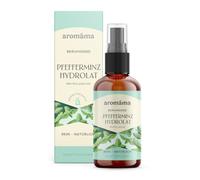 Peppermint Hydrolat 100ml - Aromaterapia, Cuero cabelludo/Cabello, Aftershave, Cuidado de la piel, Hidratación, Refrigeración, Desodorante Natural, Apto para viajes, Muy natural. De Aromama.