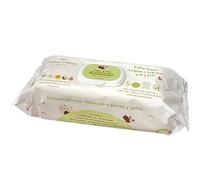 Peppo and Pets - 100 Toallitas húmedas limpiadoras para Perros y Gatos-1 Paquete (100 Unidades)- Sin Perfume- 99% Ingredientes Naturales- Compostables