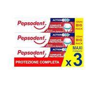 Pepsodent Pasta de dientes 125 ml Complete Protection | Protección completa | Big Pack (3 x 125 ml)
