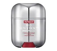 Péptido 9 Bio Sun Stick de alta eficacia con péptidos Unisex Bio Sonnenstick SPF 50+ Lápiz protector UV compacto portátil Protección invisible para la cara y el cuerpo