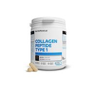Péptido de colágeno tipo 1 120 cápsulas - Colágeno hidrolizado - Suplemento dietético para tendones, articulaciones, piel y cabello Nutrielement nuevo