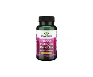 Péptidos de Colágeno Marino 400 mg 60 Cápsulas Swanson Health Products