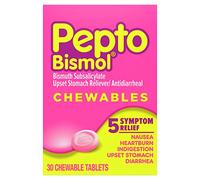 Pepto Bismol Pepto-Bismol tabletas masticables, 30 unidades,