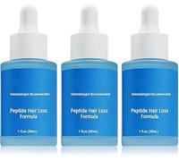 Peptonix Hair Growth Serum, Peptonix Hair SeRum Hair Growth,Copper Peptide SerUm Hair,For Women and Men Promotes Regrowth, Reduces Thinning & Breakage (3 pcs)