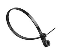 PEPWE 100 hebillas de amarre de nailon para gestión de cables, función de bloqueo automático, 4,8 mm de diámetro del agujero para una organización confiable, necesidades de sujeción en interiores