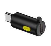 PEPWE Adaptador USB C de cuerpo de metal de 240 W de carga y salida de video de 8 K a 60 Hz, extensor USB C con pantalla digital, diseño de conmutación de alimentación, adaptador de corriente
