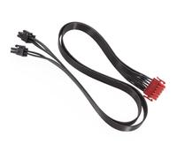 PEPWE Cable plano de 600 W, 12 pines a PCIe de 8 pines, 30 cm, optimizado para sistemas GPU de alta calidad, extensión de alimentación de GPU