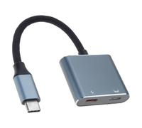 PEPWE Convertidor USB C Plug & Play 4K 60Hz 100W de carga rápida tabletas dispositivos de transmisión USB C adaptador para botón de palanca