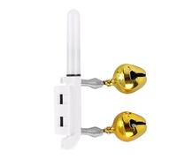 PEPWE Palo de pesca con luz LED, luz de huelga, alertas de luz brillante, barra de pesca nocturna, alarma LED