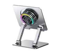 PEPWE Soporte de aluminio para tablet con sistemas de refrigeración de semiconductores que mejora la estabilidad para un uso prolongado del dispositivo, soporte de refrigeración semiconductor para