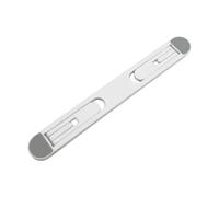 PEPWE Soporte portátil plegable para laptop con base antideslizante de 2 alturas ajustables para mejorar la refrigeración y la comodidad ergonómica, soporte para laptop de doble altura con ventilación