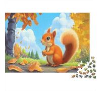 Pequeña Ardilla Rompecabezas 1000 Piezas Desafío Imposible Juego Familiar Adultos Regalo Hombre Mujer Ilustrados Papel 38x26cm/1000pcs