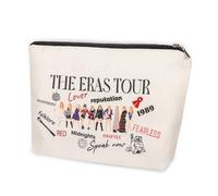 Pequeña bolsa de cosméticos fresca y encantadora, bolsa de cosméticos de viaje para Taylor Swift, bolsa de maquillaje para mujeres, hermanas, madres, amantes de la música, cantantes, fanáticos, novia,