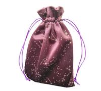 Pequeña bolsa de joyería | Tarot portátil con patrón de estrella
