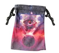 Pequeña bolsa de joyería - Tarot Tarot Tarot bolsas con cordón, bolsa portátil con cordón, 13 x 18 cm, diseño de de estrella, suministros de adivinación del destino para entusiastas del tarot,