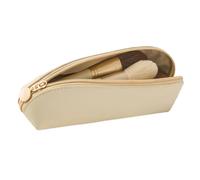 Pequeña Bolsa de Maquillaje, Bolsa de Viaje de Maquillaje - Bolsa con Cremallera cosmética portátil - Bolsa de Viaje de PU de PU Multifuncional Organizador de cepillos de Maquillaje de Gran Capacidad