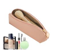 Pequeña bolsa de maquillaje, bolsa de viaje de maquillaje,Bolsa con cremallera portátil para cosmética - Bolsa de viaje PU multifuncional Bag de gran capacidad Organizador de cepillos de maquillaje pa