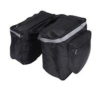 Pequeña Bolsa de Sillín para Bicicleta, Bolsa de Asiento Trasero para Ebike Carrier Trunk, Bolsa de Doble Alforja Impermeable de 25l, Bicicleta de Montaña
