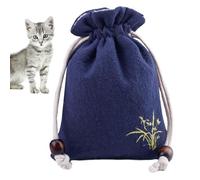 Pequeña bolsa para cenizas de mascotas - Bolsa ligera de fábrica para perros, bolsa conmemorativa para gatos | Draw String Keepsake Contenedor, cenicero portátil, bolsa de remembrance para mascotas