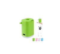 Pequeña bomba eléctrica para inflables, mini bomba de aire portátil actualizada 2025 con luz, bomba de aire multifunción con batería de 2400 mAh, recargable por USB, inflado/desinflado rápido, para